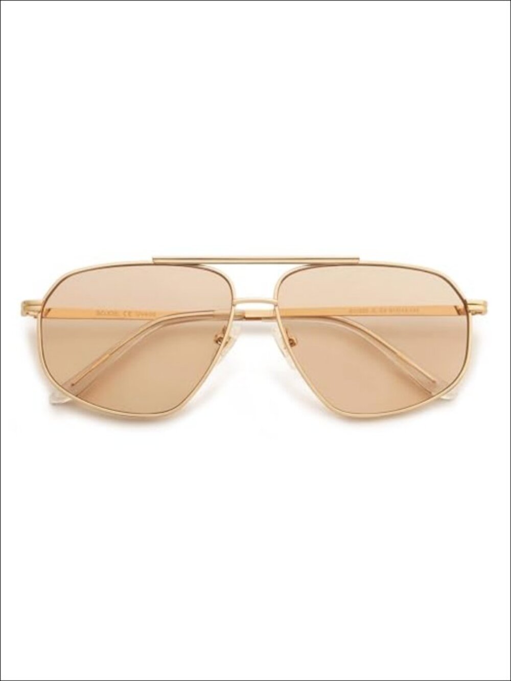 Retro Hexagon Aviator Sunglasses UV400 Metal Frame Full Frame